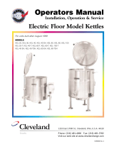 Cleveland KEL-40-TSH User manual