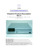Linn Classik-K Product Description Manual