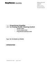 Raytheon Proportional Amplifier For Steering Control, 139-155NG004 and NG005 Operating instructions