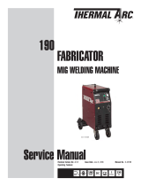 ESAB 190 FABRICATOR Mig Welding Machine User manual