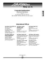 Life Fitness Lifecycle upright 9500HR Operating instructions