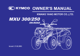 KYMCO MXU 250 Owner's manual