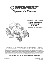 Troy-Bilt G808H Owner's manual