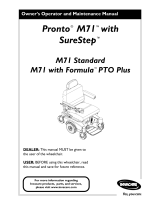 Invacare Pronto M71 Standard Owner's Operator And Maintenance Manual