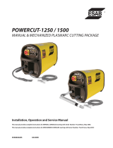 ESAB Powercut-1250 / 1500 Installation guide
