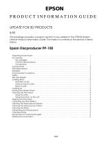 Epson Discproducer PP-100II User guide