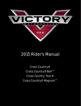 Victory Motorcycles Cross Country Magnum 2015 User manual