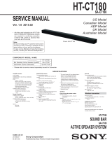Sony HT-CT180 User manual