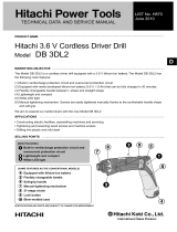 Hitachi DB 3DL2 Technical Data And Service Manual