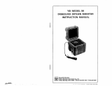 YSI 56 Dissolved Oxygen Monitor Owner's manual