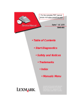 Lexmark 1275n - Optra SC Color Laser Printer User manual