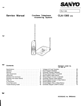 Sanyo CLA-1380 User manual