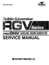 Robin RGV6000 User manual