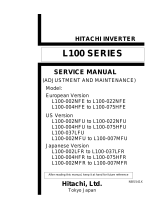 Hitachi L100-075HFU User manual