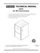 GOODMAN GKS91155DX Technical Manual