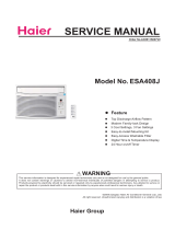 Haier ESA408J-T Owner's manual