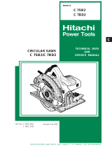 Hitachi C 7SB2/C Technical Data And Service Manual