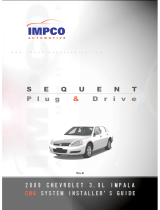 Chevrolet IMPALA 3.9L 2009 Cng System Installer Manual