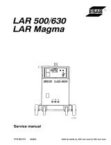 ESAB LAR 630 User manual