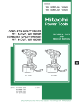 Hitachi WH 18DMR Technical Data And Service Manual