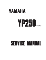 Yamaha MAJESTY YP250 User manual