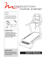 FreeMotion Incline trainer User manual