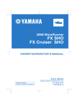 Yamaha 2008 WaveRunner FX SHO: 2008 WaveRunner FX Cruiser SHO User manual