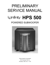 Infinity HPS-500 Preliminary Service Manual