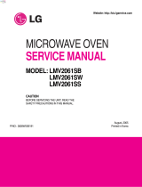 LG LMV2061SB Installation guide