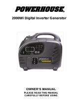 Powerhouse 2000Wi Owner's manual