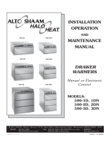 Alto-Shaam HALO HEAT 500-1DN Installation, Operation And Maintenance Instructions