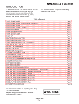 Scotsman FME2404 User manual