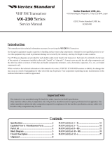 Vertex VX-230 Series User manual