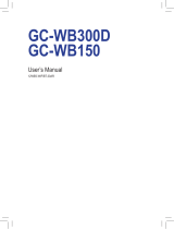 Gigabyte GC-WB150 User manual