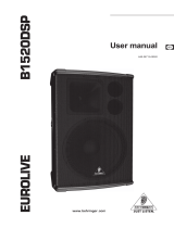 Behringer Eurolive B1520DSP User manual