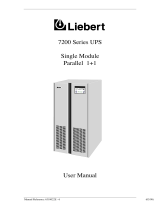 Liebert 7200 Series User manual