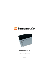 Lehmannaudio Black Cube SE II User manual