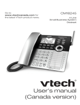 VTech CM18245 User manual
