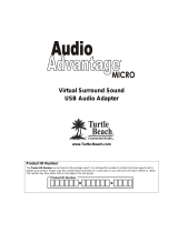Turtle Beach Audio Advantage Micro TBS-1120 User manual