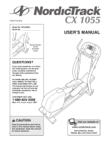 NordicTrack Cx 1055 Elliptical Exerciser User manual