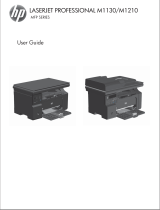 HP HotSpot LaserJet Pro M1218nfs MFP series User manual