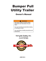 Carry-On Trailer 5X8SGEC User manual