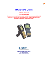 LXE MX2 User manual