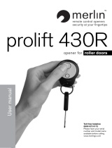 Merlin prolift 430R User manual