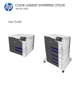 HP Color LaserJet Enterprise CP5525 Printer series User guide