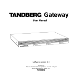 TANDBERG D13187-03 User manual