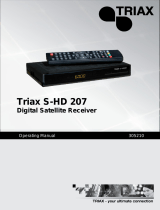 Triax S-HD 207 Operating instructions