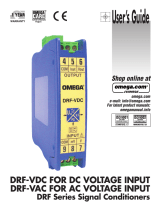Omega DRF-VDC and DRF-VAC Series Owner's manual