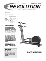 Pro-Form Revolution User manual