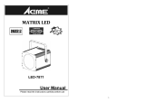 ACME LED-7871 User manual